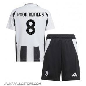 Juventus Teun Koopmeiners #8 Kotipaita Lapsille 2024-25 Lyhythihainen (+ shortsit)